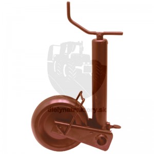 Oporné koleso pre príves (náves) Ø 82,50 mm, poloautomaticky sklopne 